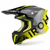 Мотошлем Airoh Twist 2.0, BIT Yellow Gloss