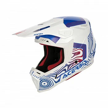 Шлем Acerbis WHOOPS GRAPHIC White/Blue/Red