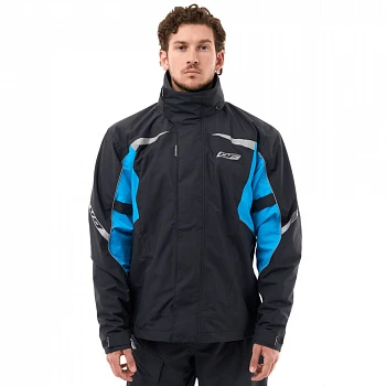 Куртка - дождевик EVO Man Black - Blue (мембрана)
