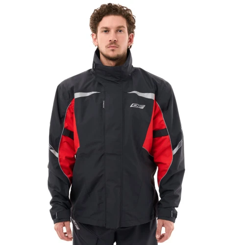 Куртка - дождевик EVO Man Black - Red (мембрана)