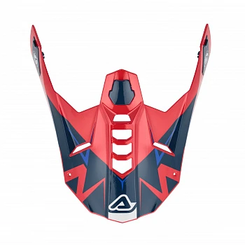 Козырёк Acerbis AIRSTRIKE-X White/Blue/Red