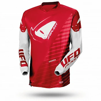 Мотоджерси подростковая UFO KIMURA BOY JERSEY Red/White