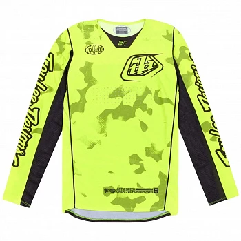 Мотоджерси Troy Lee Designs SE Pro Blotted Flo Yellow-M