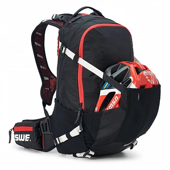 Рюкзак с защитой спины USWE FLOW 25L MTB Protector Pack, Red (2252827)