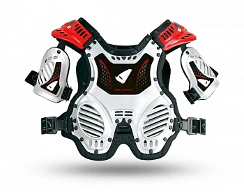 Защита панцирь детский UFO SHOCKWAVE CHEST PROTECTOR, White (BP03051#W)