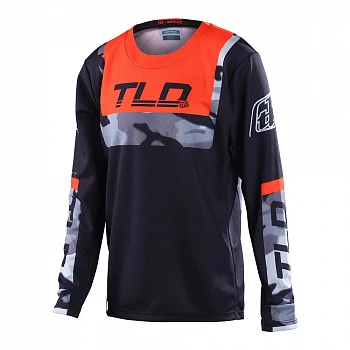 Мотоджерси подростковая Troy Lee Designs Youth GP Jersey Brazen Camo Black/Orange