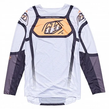 Мотоджерси Troy Lee Designs GP Pro Air Jersey Bands Gray/Neo Orange
