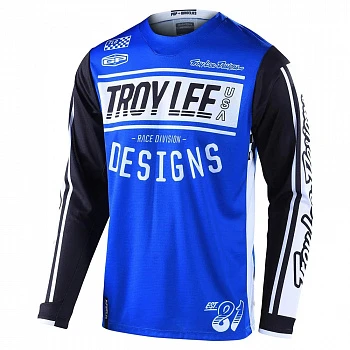 Мотоджерси Troy Lee Designs GP Jersey Race 81 Blue