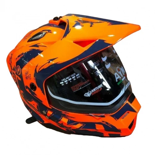 Шлем детский AiM JK802Y Orange/Blue