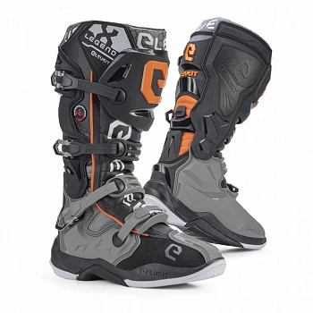 Мотоботы ELEVEIT X LEGEND grey/orange, grey/orange муж 