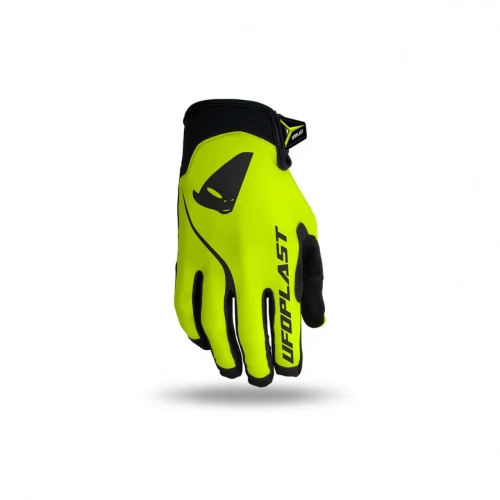 Мотоперчатки подростковые UFO SKYLINE BOY Gloves Neon Yellow