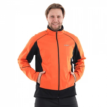 Куртка Explorer Black-Orange мужская, Softshell