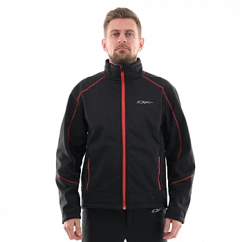 Куртка Explorer Black-Red мужская, Softshell