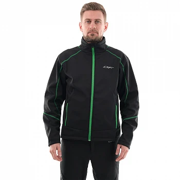 Куртка Explorer Black-Green мужская, Softshell