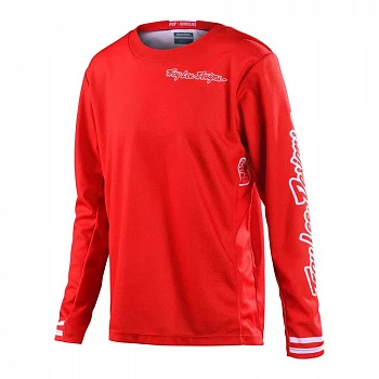 Мотоджерси подростковая Troy Lee Designs Youth GP Jersey Mono Red