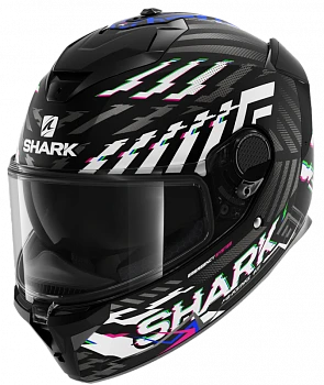 Шлем SHARK SPARTAN GT E-BRAKE BCL. MICR. MAT Black/Blue/Anthracite