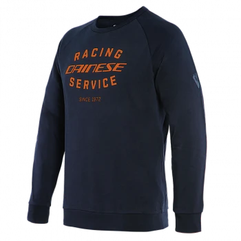 Свитшот Dainese PADDOCK SWEATSHIRT Black-Iris/Flame-Orange