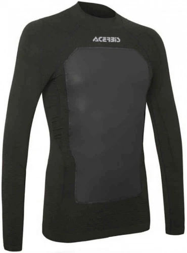 Термобелье кофта мужская  Acerbis X-WIND TECHNICAL UNDERWEAR Black