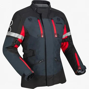 Куртка текстильная женская Bering LADY HALIFAX 3in1 EN 17353 Black/Anthracite/Red